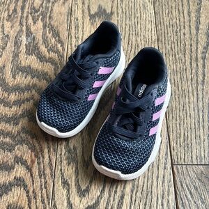 Adidas navy and purple sneaker size 5